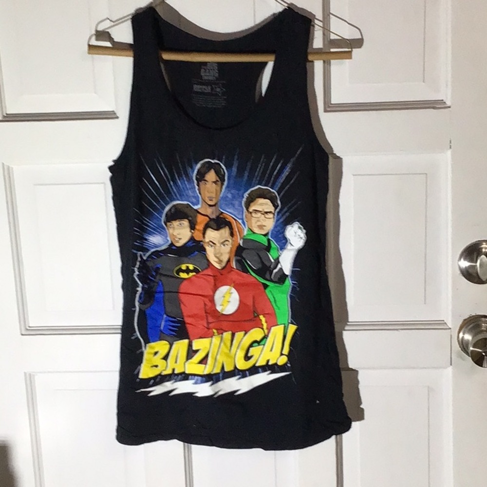 The Big Bang Theory Bazinga Graphic Tank Top